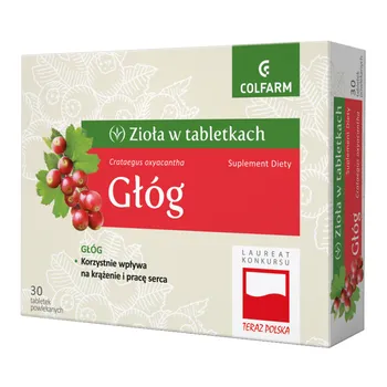 Głóg 200 mg 30 tabletek [Colfarm]