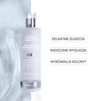 L`Biotica Estetic Clinic,  enzymatyczny mikrozłuszczający żel do twarzy, 200 ml