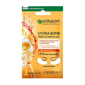 Garnier Skin Naturals, Maseczka na worki pod oczami z ekstraktem z pomarańczy, 6 g