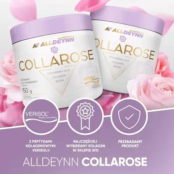 Allnutrition, ALLDEYNN CollaRose, smak malinowo-poziomkowy, proszek, 150 g