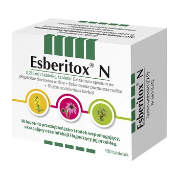 Esberitox N 0,215 ml/tabletkę 100 tabletek [SCHAPER & BRUMMER]
