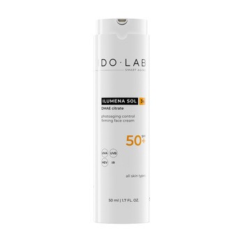 IDO LAB Ilumena Sol, krem przeciwzmarszczkowy i rozświetlający z SPF 50+, 50 ml