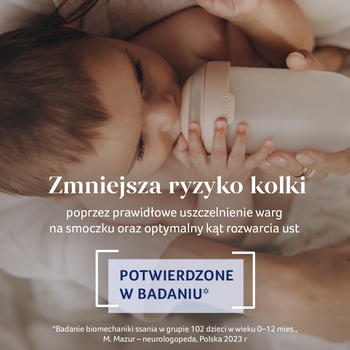 Canpol Lovi Mammafeel, butelka + smoczek dynamiczny, 3m+, 250 ml