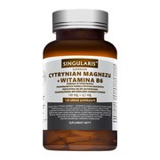 Singularis Cytrynian magnezu + Witamina B6, tabletki powlekane, 120 szt.
