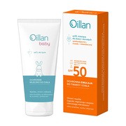 Zestaw Oillan Sun, ochronna emulsja przeciwsłoneczna do twarzy i ciała SPF 50 do skóry wrażliwej, 100 ml + Oillan Baby, ochronne mleczko do ciała, 100 ml https://azcdn.doz.pl/image/d/product/b15ec50a-scale-180x180.png