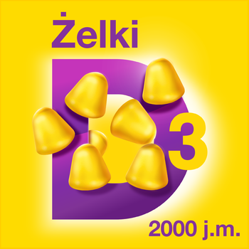 Vigantoletten Max, żelki o smaku cytrynowym, 60 szt.