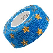 Vitammy Autoband, kohezyjny bandaż elastyczny, 2,5 cm x 4,5 m, gwiazdy, 1 szt.        