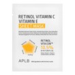 APLB Retinol Vitamin C Vitamin E Sheet Mask, maska w płachcie na twarz z retinolem oraz witaminami C i E, 25 ml