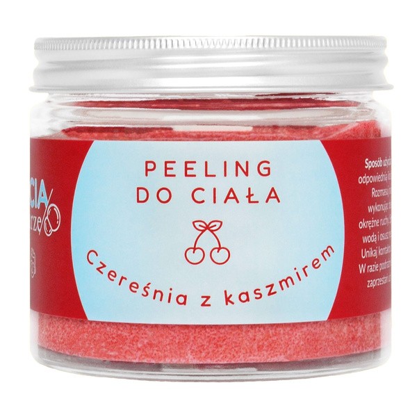 Bracia Mydlarze Bracia Mydlarze, peeling cukrowy do ciała, czereśnia z kaszmirem, 250 g — Składniki i ocena