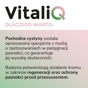 Vitaliq, krem regenerujący do płytki paznokciowej, 15 ml