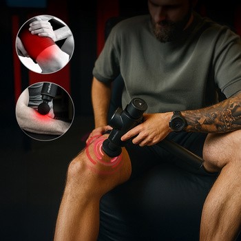 Medivon Gun Bandit, perkusyjny masażer ręczny do ciała, pistolet masujący, 1 szt.