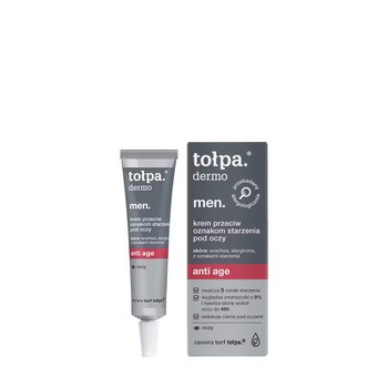 Tołpa dermo men, antiage krem przeciw oznakom starzenia pod oczy, 10 ml