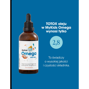 HealthLabs, MyKids Omega DHA+EPA, krople, smak truskawkowy, 100 ml