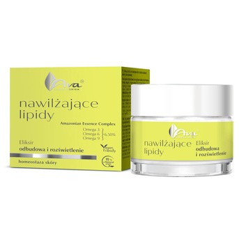 AVA Nawilżające Lipidy, eliksir odbudowa i rozświetlenie, 50 ml