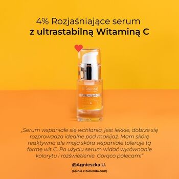 Bielenda Professional SupremeLAB Energy Boost, serum rozjaśniające skórę z ultrastabilną witaminą C, 15 ml