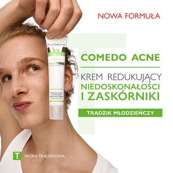 Pharmaceris T Comedo Acne, krem redukujący niedoskonałości i zaskórniki trądziku młodzieńczego, 40 ml