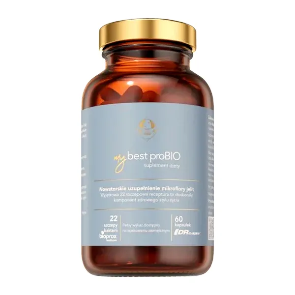 MyBestProBIO 22 szczepy bakterii probiotycznych 60 kapsułek [MyBest] - MyBest
