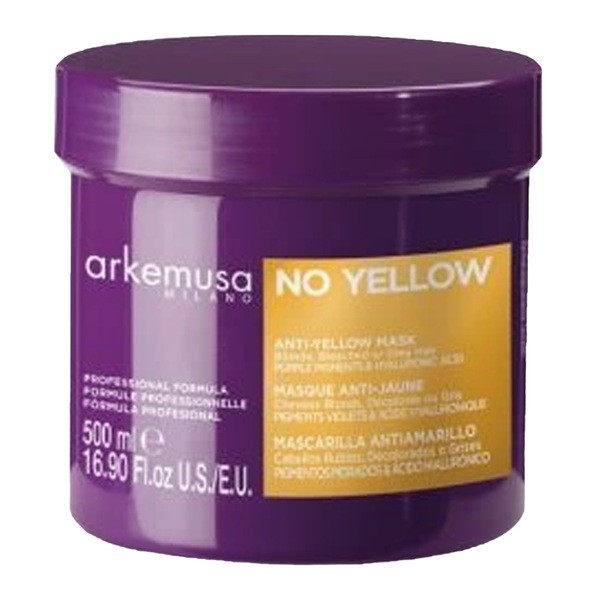Arkemusa Arkemusa Milano No Yellow Anti-Yellow, maska do włosów blond, rozjaśnionych i siwych, 500 ml — Inhaltsstoffe und Bewertung