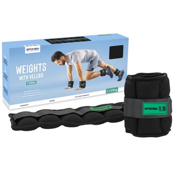 Spokey, Form, obciążenia na rzep 1,5 kg, 2 szt.