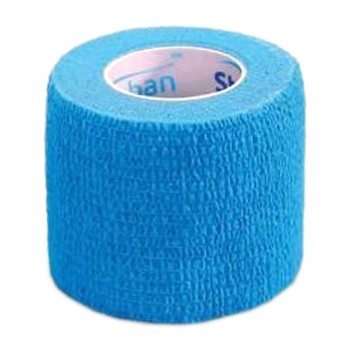 StokBan bandaż elastyczny, samoprzylepny, 4,5 m x 2,5 cm, jasnoniebieski, 1 szt.
