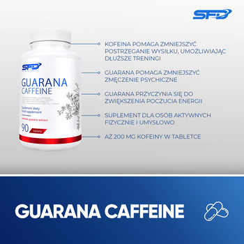 SFD Guaranna Caffeine, tabletki, 90 szt.