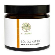BeeHerbs, sól do kąpieli, pyłek pszczeli & lawenda,  250 ml