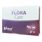 Vetfood Flora Care, synbiotyk wspierający mikroflorę jelitową dla psów i kotów, kapsułki, 60 szt. https://azcdn.doz.pl/image/d/product/edadbfb6-scale-180x180.png