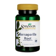 Swanson Sarsaparilla root (Kolcorośl sarsaparyla), kapsułki, 60 szt.