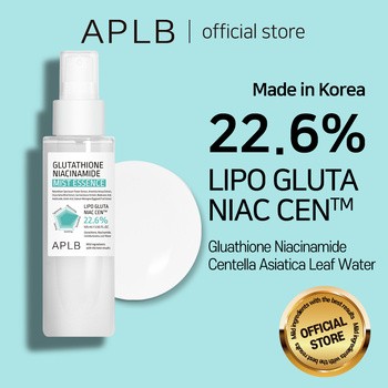 APLB Glutathione Niacinamide Mist Essence, mgiełka-esencja rozjaśniająca do twarzy z glutationem i niacynamidem, 105 ml