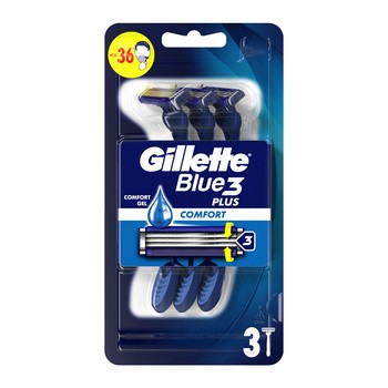 Gillette Blue3 Comfort, jednorazowa maszynka do golenia, 3 szt.