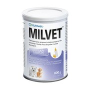 Milvet, pełnoporcjowy preparat mlekozastępczy dla szczeniąt i kociąt oraz dla psów i kotów dorosłych, proszek, 800 g https://azcdn.doz.pl/image/d/product/a9e3cda2-scale-180x180.png