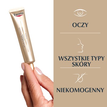Eucerin Hyaluron Filler + Elasticity, krem pod oczy, SPF 20, 15ml