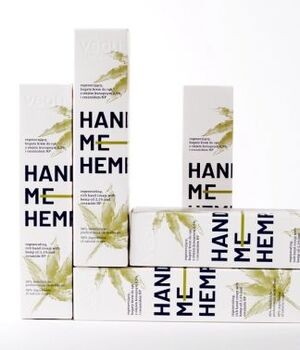 Veoli Botanica Hand Me Hemp, regenerujący krem do rąk, 75 ml