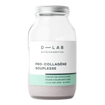 D-LAB Pro Collagene Souplesse, proszek, smak czarna porzeczka, 185,2 g