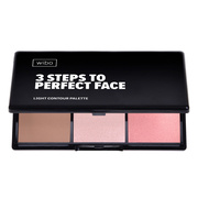 Wibo 3 Steps to Perfect Face, paleta do konturowania, light, 10 g