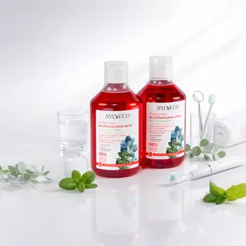Sylveco, ziołowy płyn do płukania jamy ustnej z chlorheksydyną, 500 ml