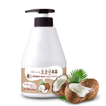 Kwailnara Coconut Milk Body Lotion, intensywnie nawilżający balsam do ciała, 560 g