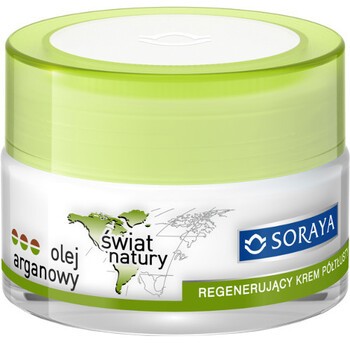 Soraya Świat Natury, krem regenerujący z olejem arganowym, 50 ml