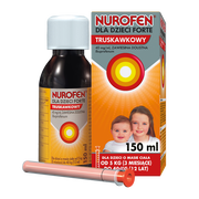 Nurofen dla dzieci Forte truskawkowy, 40mg/ml, zawiesina doustna, 150 ml