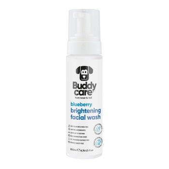 Buddycare, płyn do mycia pyska dla psów, rozjaśniający blueberry, 200 ml