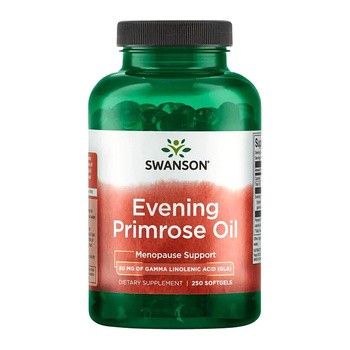 Swanson Evening Primrose Oil, 500 mg, kapsułki, 250 szt.