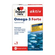 Doppelherz aktiv Omega-3 Forte, kapsułki, 60 szt.