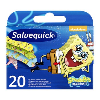 Salvequick, plastry, Sponge Bob, 20 szt.