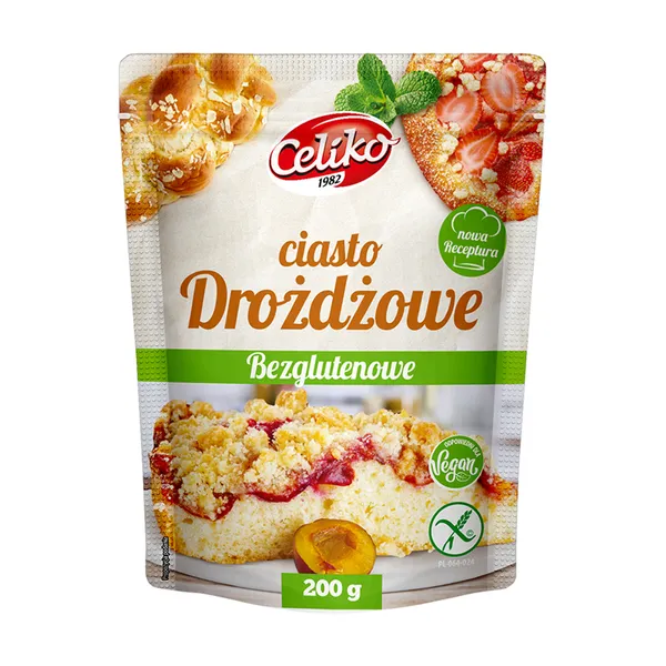 Mieszanka do ciasta drożdżowego bezglutenowa 200g [Celiko] - Celiko