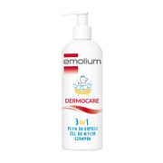 alt Emolium Dermocare, 3w1 płyn do kąpieli, żel do mycia, szampon, 400 ml