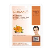 Dermal Calendula Collagen Essence Mask, Kolagenowa maska na twarz z nagietkiem, 23 g