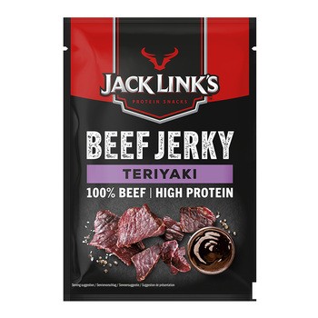 Jack Link’s Beef Jerky, teriyaki, suszona i wędzona wołowina w kawałkach, 60 g