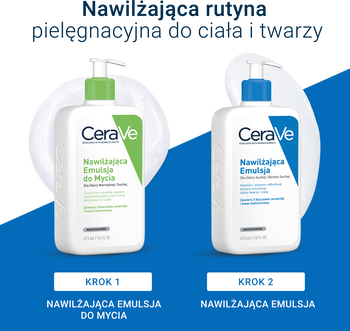 CeraVe, nawilżająca emulsja dla skóry suchej i bardzo suchej, 236 ml