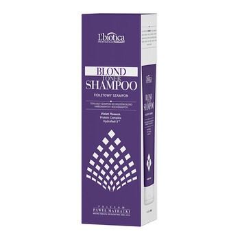 L`Biotica Professional Therapy, Blond Toner, tonujący szampon do włosów blond, farbowanych i rozjaśnianych, 250 ml