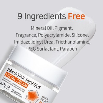 APLB Bakuchiol Propolis Facial Cream, krem łagodzący do twarzy z bakuchiolem i propolisem, 55 ml